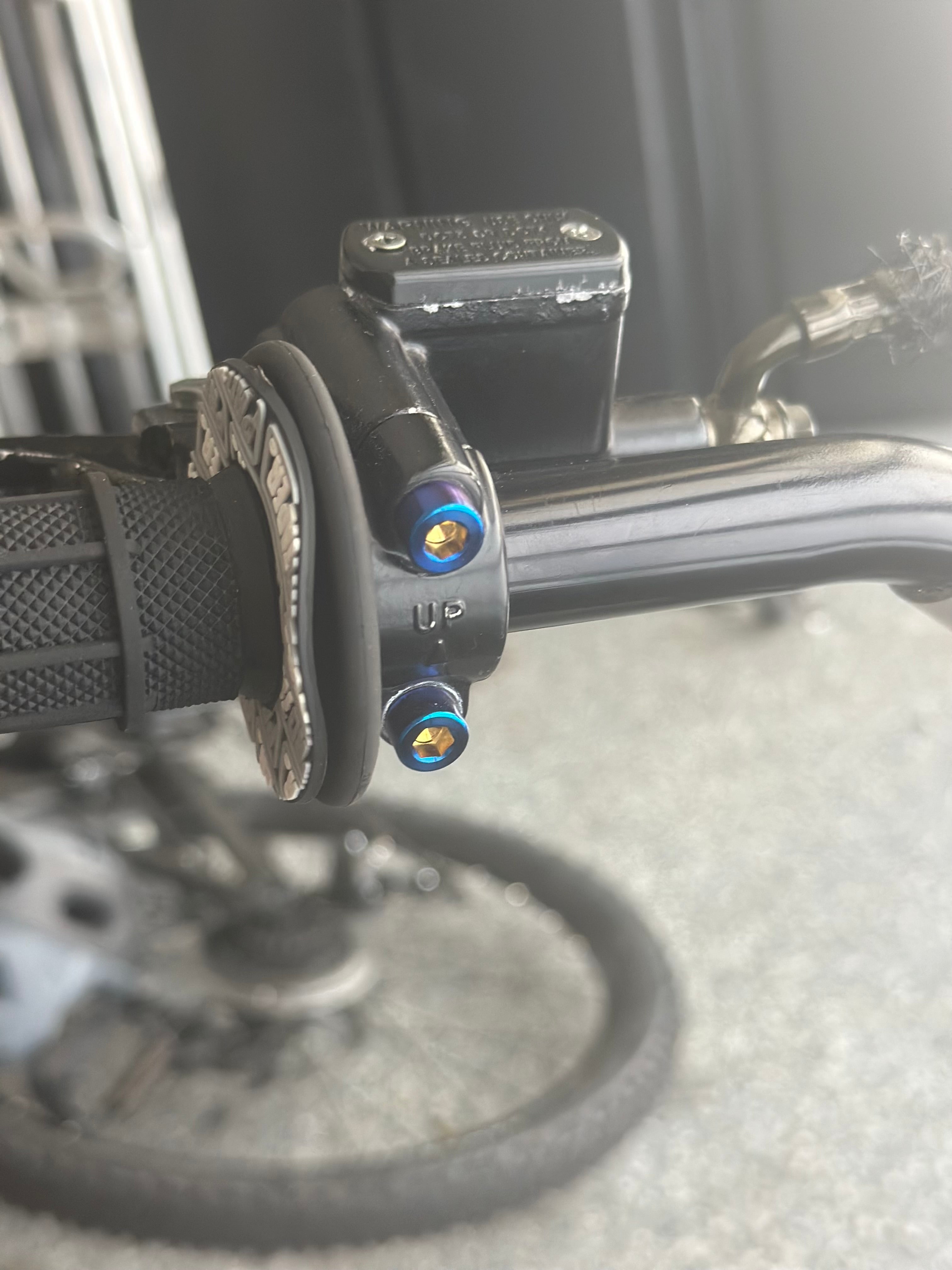Brake lever titanium, for tuttio